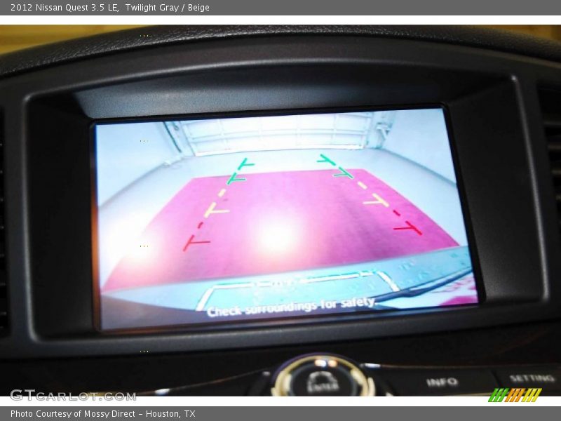 Twilight Gray / Beige 2012 Nissan Quest 3.5 LE