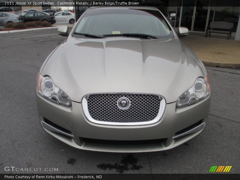 Cashmere Metallic / Barley Beige/Truffle Brown 2011 Jaguar XF Sport Sedan
