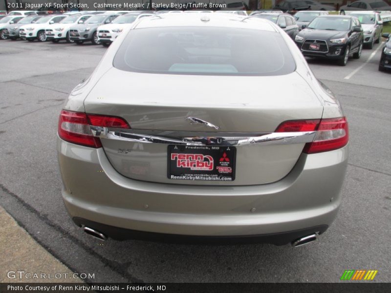 Cashmere Metallic / Barley Beige/Truffle Brown 2011 Jaguar XF Sport Sedan