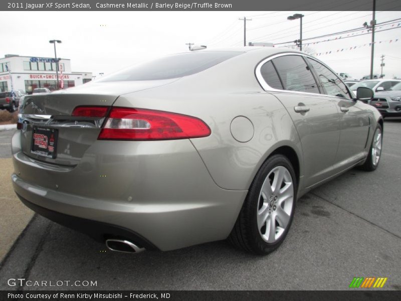 Cashmere Metallic / Barley Beige/Truffle Brown 2011 Jaguar XF Sport Sedan