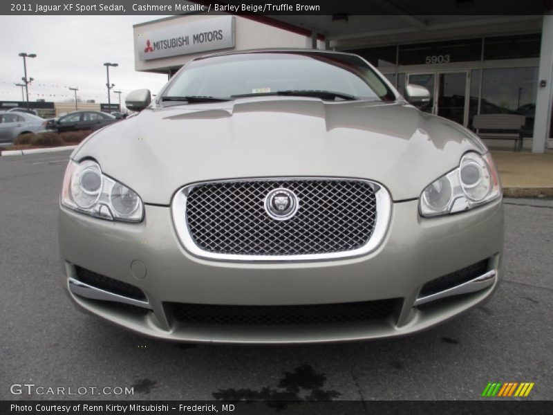 Cashmere Metallic / Barley Beige/Truffle Brown 2011 Jaguar XF Sport Sedan