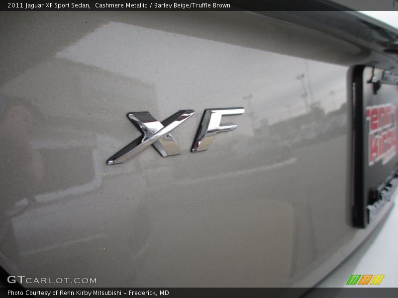 Cashmere Metallic / Barley Beige/Truffle Brown 2011 Jaguar XF Sport Sedan