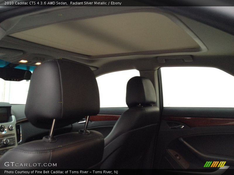 Radiant Silver Metallic / Ebony 2010 Cadillac CTS 4 3.6 AWD Sedan