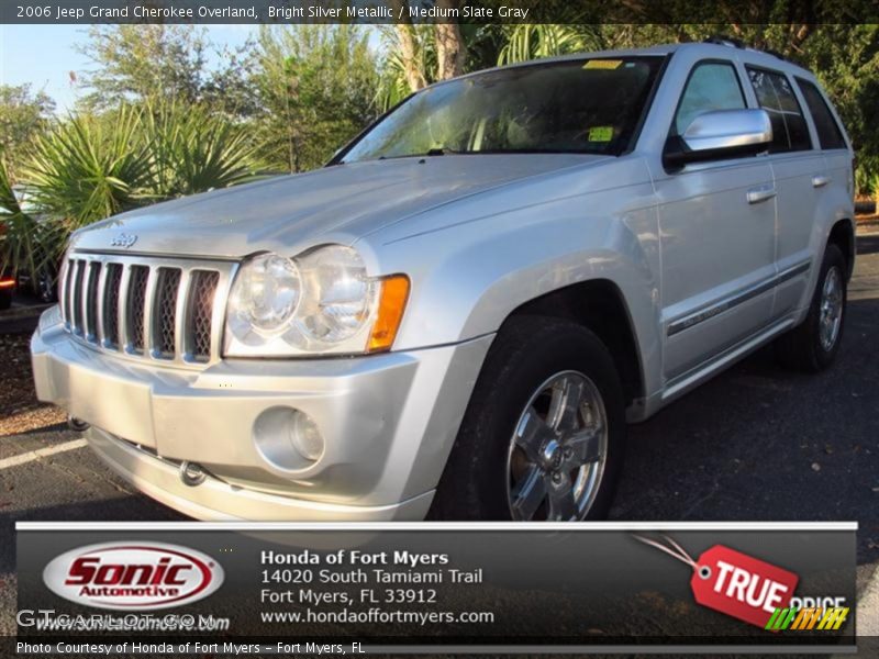 Bright Silver Metallic / Medium Slate Gray 2006 Jeep Grand Cherokee Overland