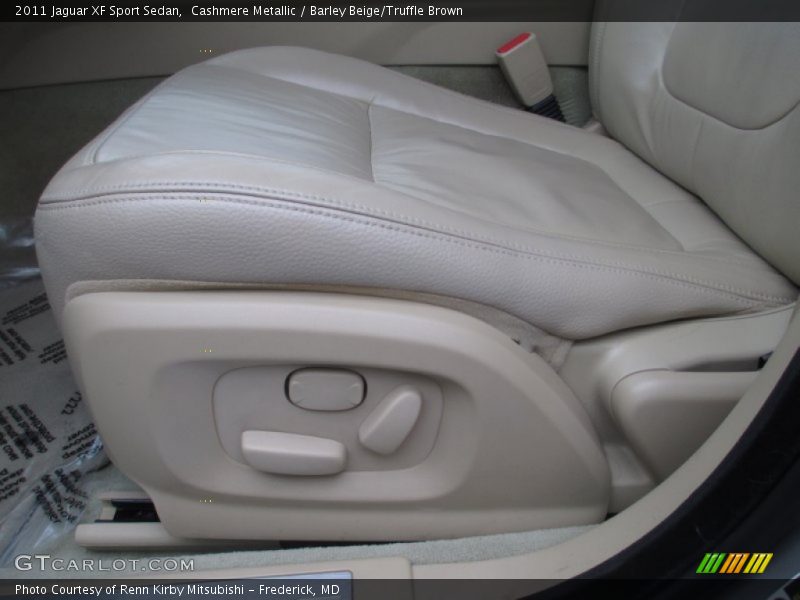 Cashmere Metallic / Barley Beige/Truffle Brown 2011 Jaguar XF Sport Sedan