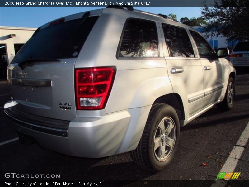 Bright Silver Metallic / Medium Slate Gray 2006 Jeep Grand Cherokee Overland