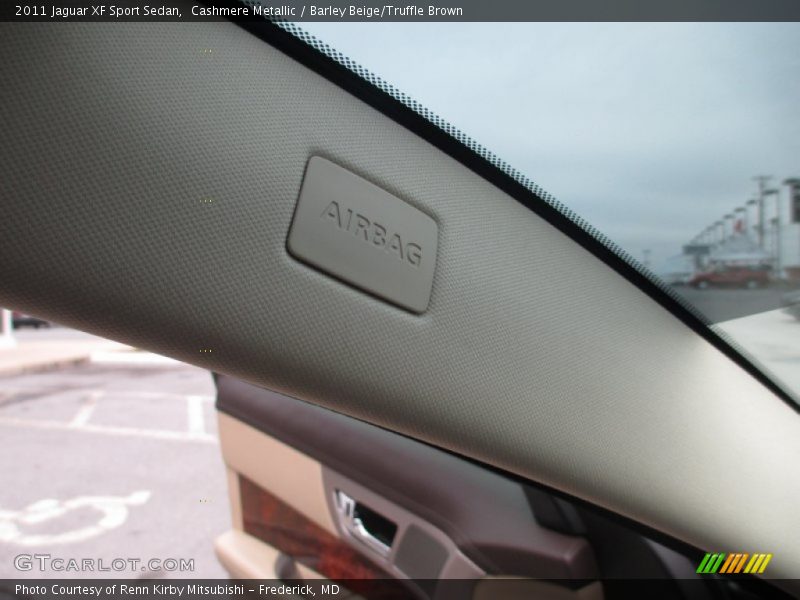 Cashmere Metallic / Barley Beige/Truffle Brown 2011 Jaguar XF Sport Sedan