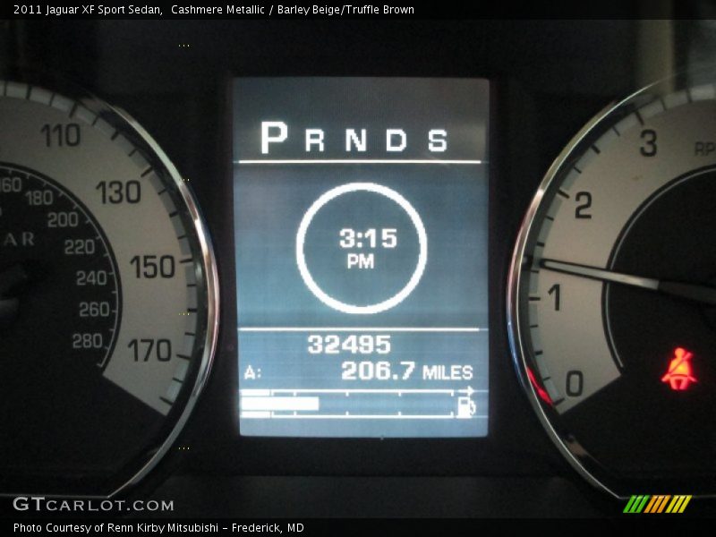 Cashmere Metallic / Barley Beige/Truffle Brown 2011 Jaguar XF Sport Sedan