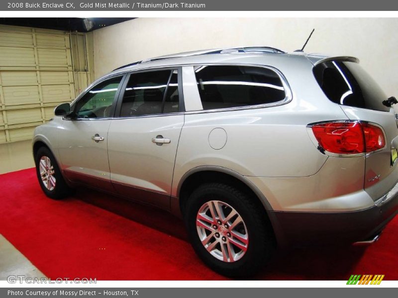 Gold Mist Metallic / Titanium/Dark Titanium 2008 Buick Enclave CX