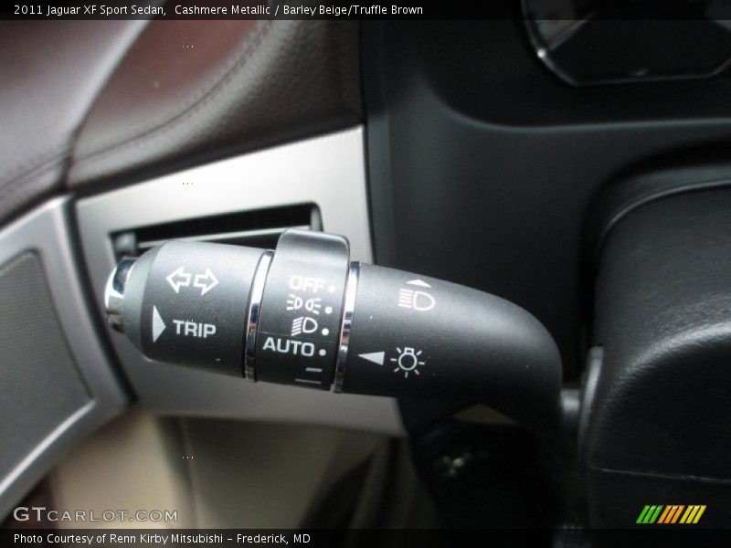 Cashmere Metallic / Barley Beige/Truffle Brown 2011 Jaguar XF Sport Sedan