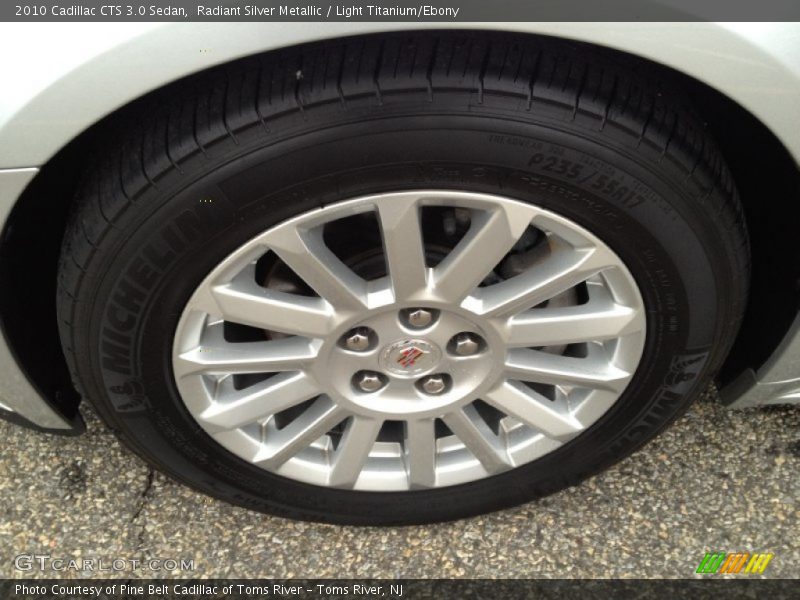 Radiant Silver Metallic / Light Titanium/Ebony 2010 Cadillac CTS 3.0 Sedan