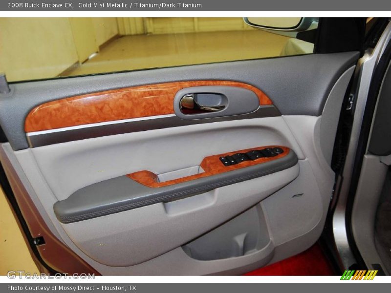 Gold Mist Metallic / Titanium/Dark Titanium 2008 Buick Enclave CX