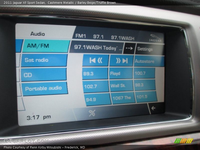 Cashmere Metallic / Barley Beige/Truffle Brown 2011 Jaguar XF Sport Sedan