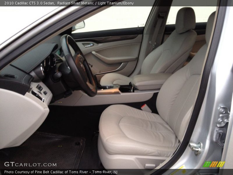 Radiant Silver Metallic / Light Titanium/Ebony 2010 Cadillac CTS 3.0 Sedan