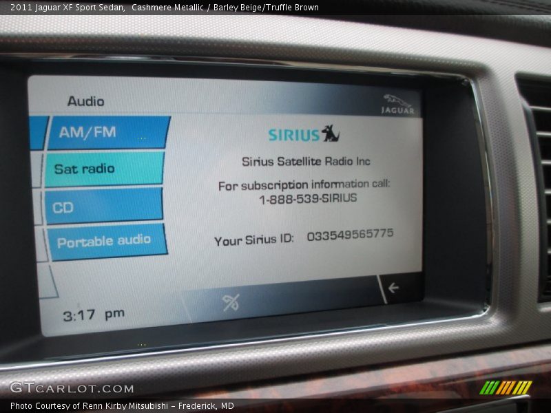 Cashmere Metallic / Barley Beige/Truffle Brown 2011 Jaguar XF Sport Sedan