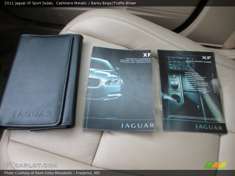 Cashmere Metallic / Barley Beige/Truffle Brown 2011 Jaguar XF Sport Sedan