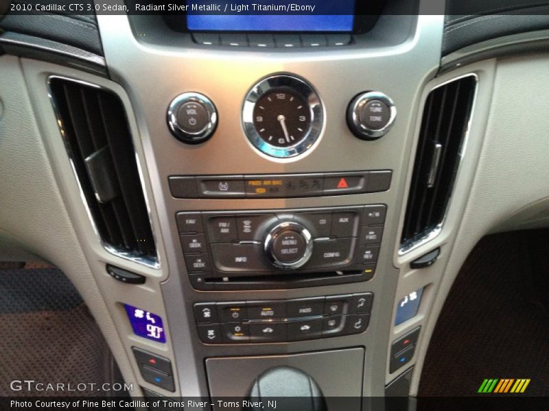 Radiant Silver Metallic / Light Titanium/Ebony 2010 Cadillac CTS 3.0 Sedan