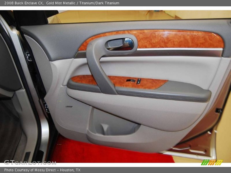 Gold Mist Metallic / Titanium/Dark Titanium 2008 Buick Enclave CX