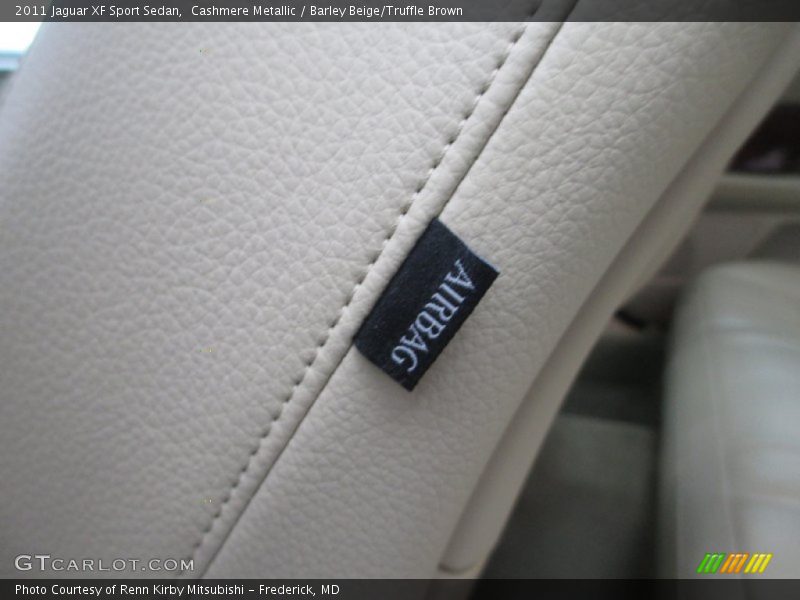 Cashmere Metallic / Barley Beige/Truffle Brown 2011 Jaguar XF Sport Sedan