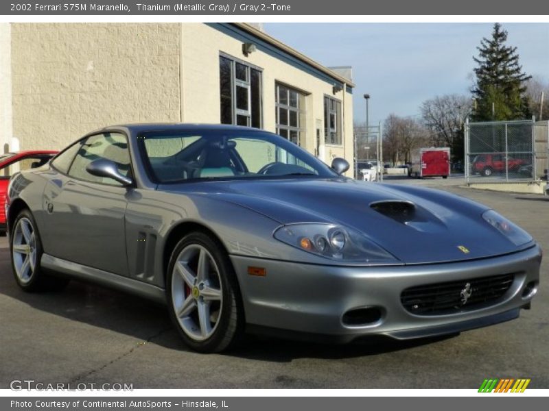 Titanium (Metallic Gray) / Gray 2-Tone 2002 Ferrari 575M Maranello