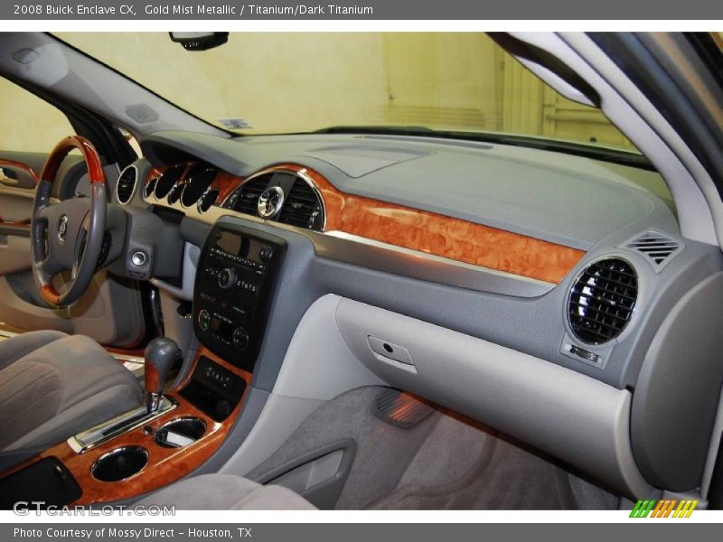Gold Mist Metallic / Titanium/Dark Titanium 2008 Buick Enclave CX