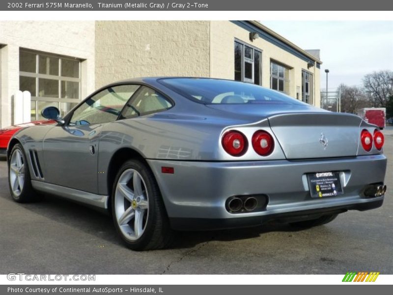 Titanium (Metallic Gray) / Gray 2-Tone 2002 Ferrari 575M Maranello