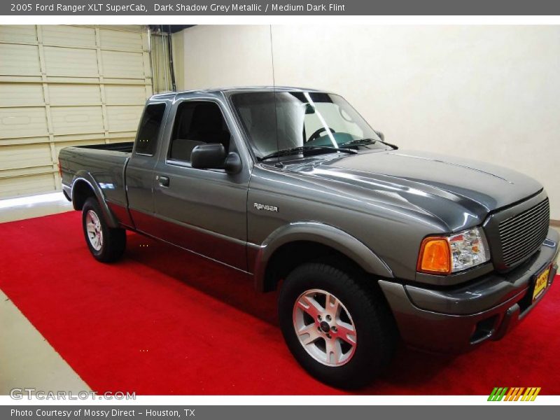 Dark Shadow Grey Metallic / Medium Dark Flint 2005 Ford Ranger XLT SuperCab