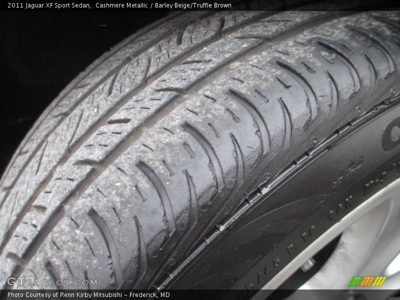 Cashmere Metallic / Barley Beige/Truffle Brown 2011 Jaguar XF Sport Sedan