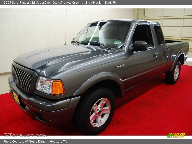Dark Shadow Grey Metallic / Medium Dark Flint 2005 Ford Ranger XLT SuperCab