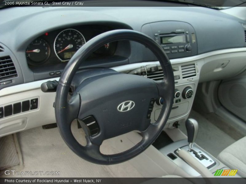 Steel Gray / Gray 2006 Hyundai Sonata GL