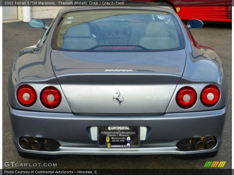 Titanium (Metallic Gray) / Gray 2-Tone 2002 Ferrari 575M Maranello
