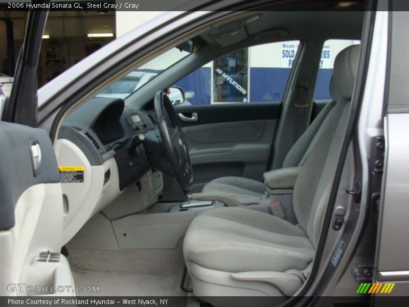 Steel Gray / Gray 2006 Hyundai Sonata GL