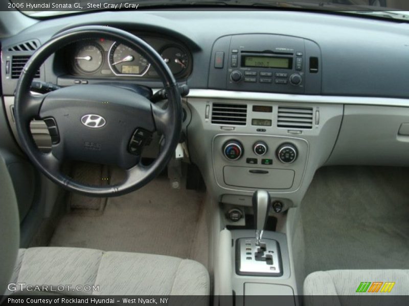Steel Gray / Gray 2006 Hyundai Sonata GL