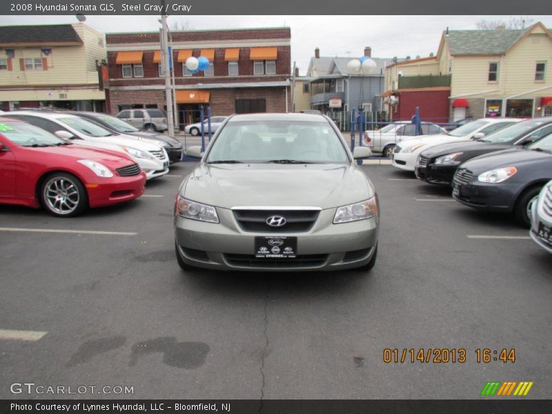 Steel Gray / Gray 2008 Hyundai Sonata GLS