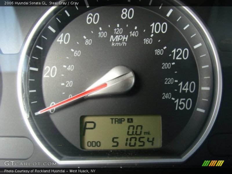 Steel Gray / Gray 2006 Hyundai Sonata GL