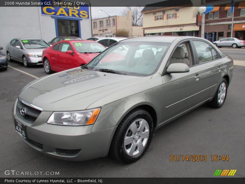 Steel Gray / Gray 2008 Hyundai Sonata GLS