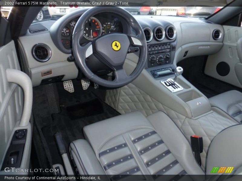 Gray 2-Tone Interior - 2002 575M Maranello  