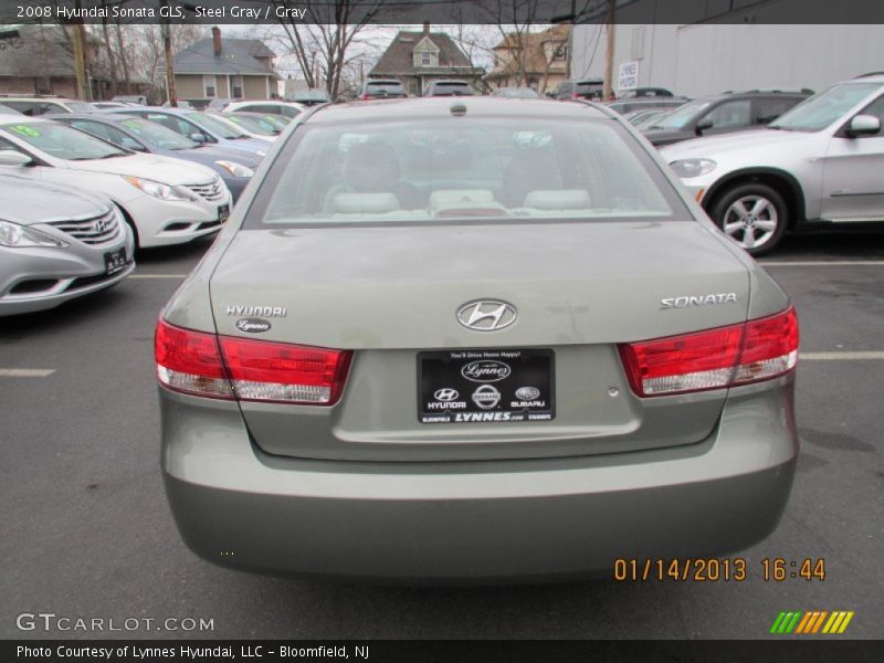 Steel Gray / Gray 2008 Hyundai Sonata GLS