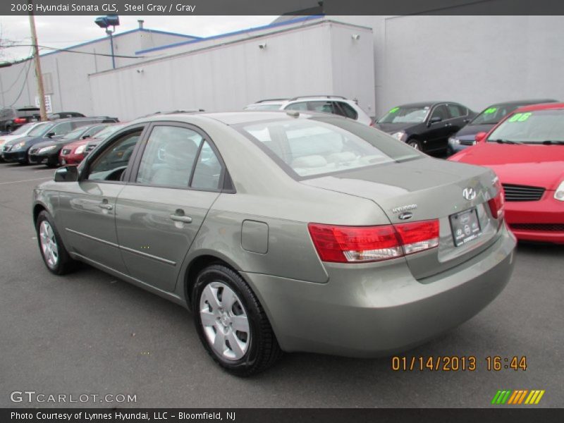 Steel Gray / Gray 2008 Hyundai Sonata GLS