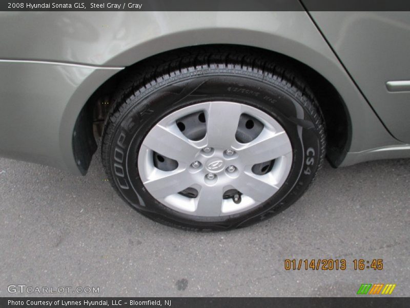 Steel Gray / Gray 2008 Hyundai Sonata GLS