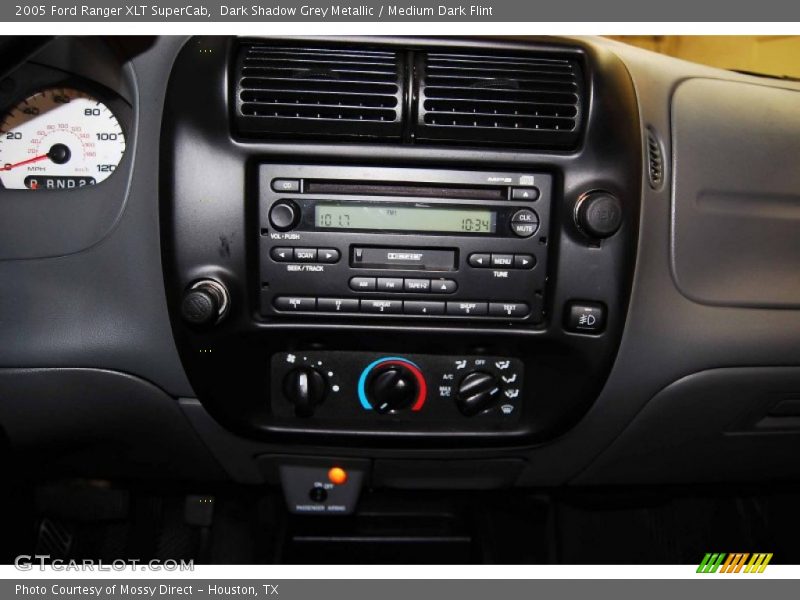 Dark Shadow Grey Metallic / Medium Dark Flint 2005 Ford Ranger XLT SuperCab