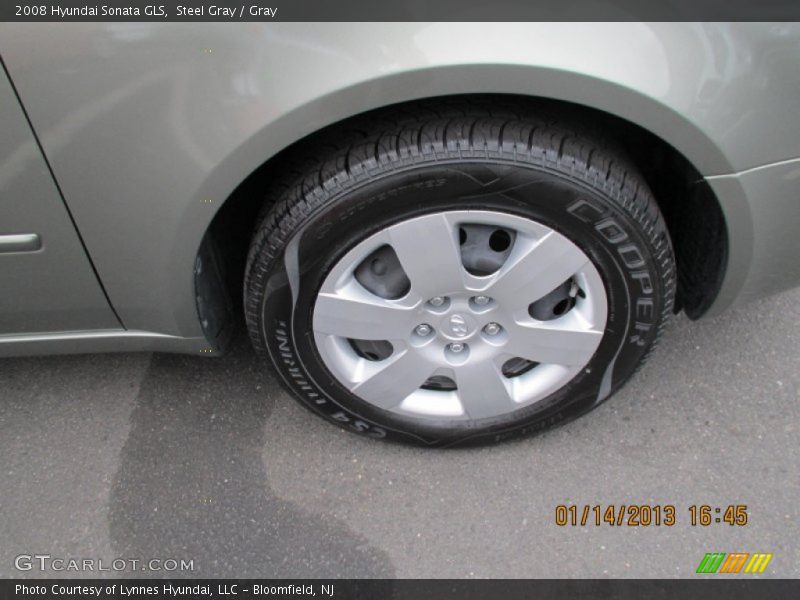 Steel Gray / Gray 2008 Hyundai Sonata GLS