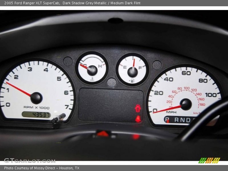 Dark Shadow Grey Metallic / Medium Dark Flint 2005 Ford Ranger XLT SuperCab