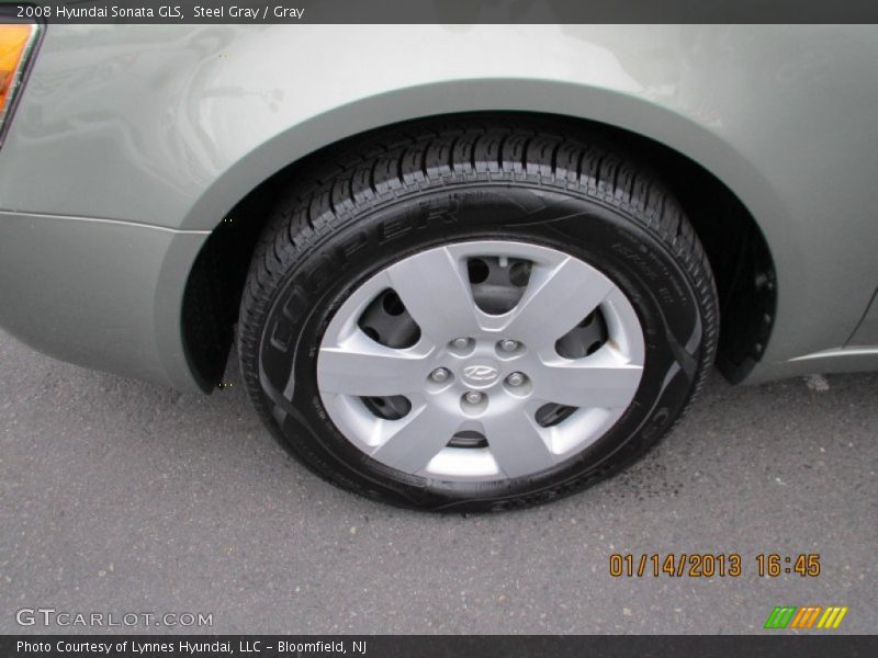 Steel Gray / Gray 2008 Hyundai Sonata GLS