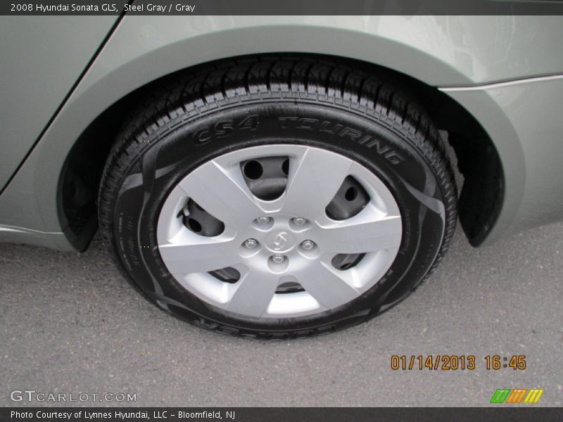 Steel Gray / Gray 2008 Hyundai Sonata GLS