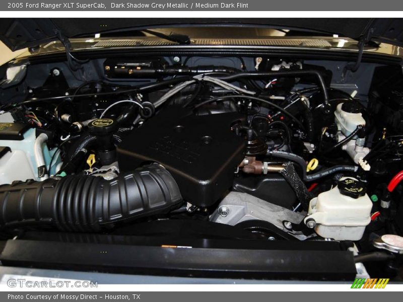 Dark Shadow Grey Metallic / Medium Dark Flint 2005 Ford Ranger XLT SuperCab