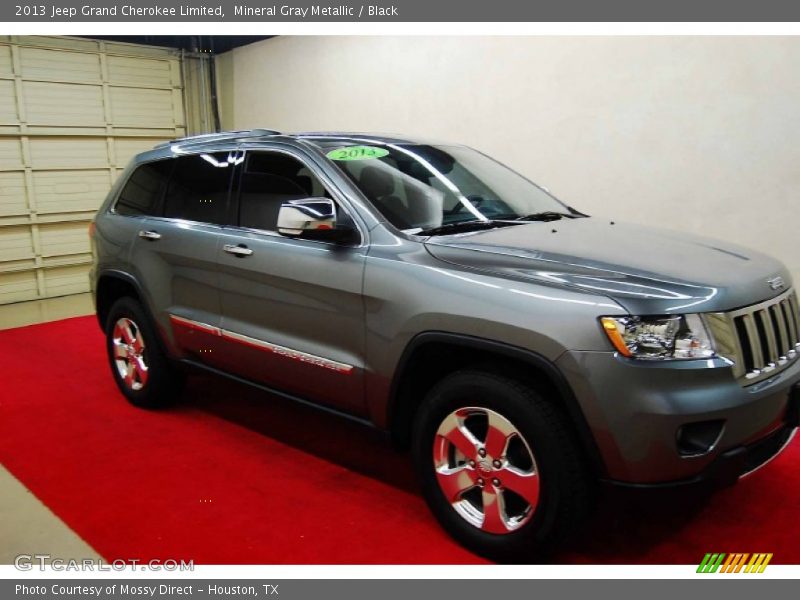 Mineral Gray Metallic / Black 2013 Jeep Grand Cherokee Limited