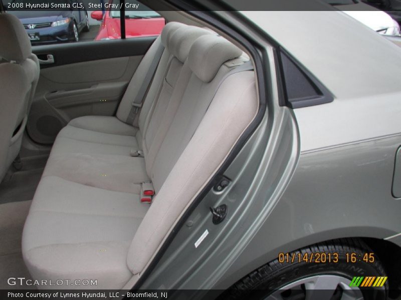 Steel Gray / Gray 2008 Hyundai Sonata GLS