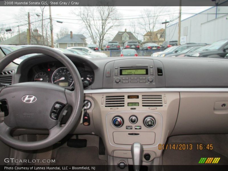 Steel Gray / Gray 2008 Hyundai Sonata GLS