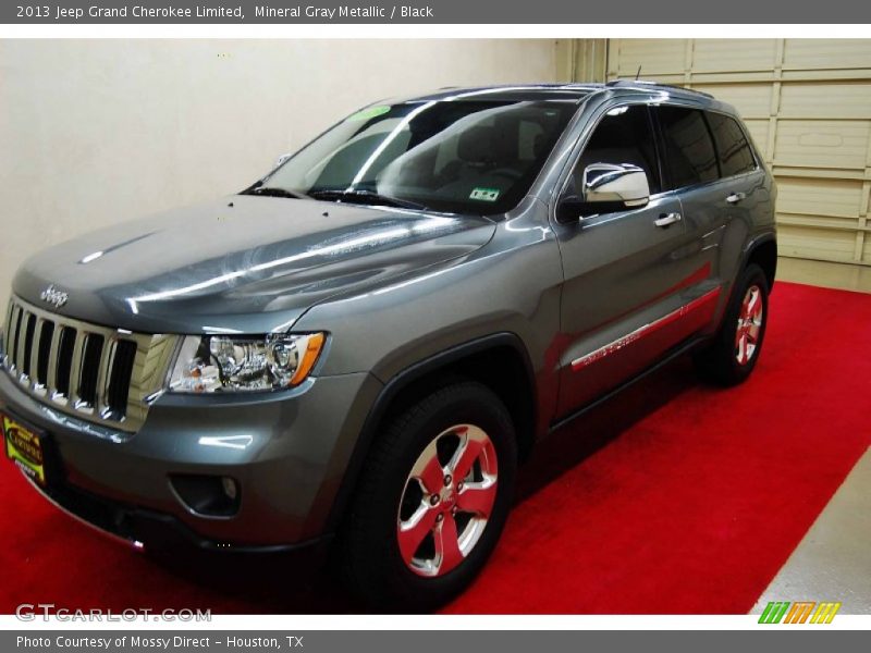 Mineral Gray Metallic / Black 2013 Jeep Grand Cherokee Limited